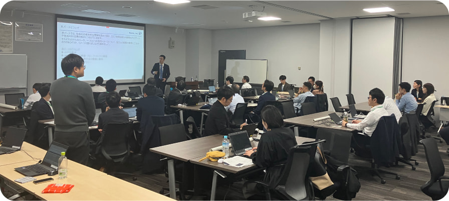 株式会社ブーツとJR西日本が実施した生成AIのユースケース創出のワークショップの様子